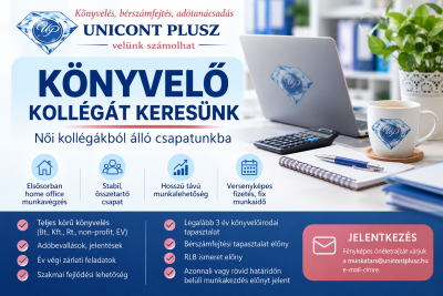 Könyvelőt keresünk – csatlakozz csapatunkhoz!